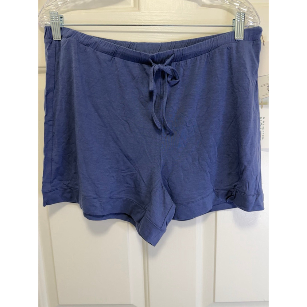 Haven Well Within TENCEL™ Lounge Shorts | Blue | Size L | NWT